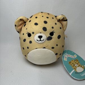 Squishmallow LEXIE The Leopard 5" Plush Stuffed Soft Toy Animal Zoo Squad
